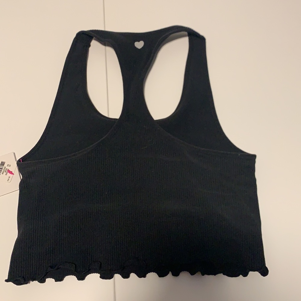 Victoria’s Secret PINK Cropped Tank with bra - Picture 2 of 5